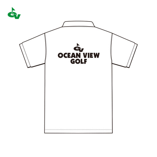 バックロゴ半袖ポロシャツ(ホワイト)