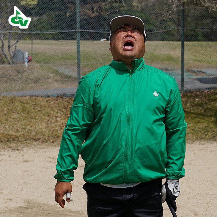 バックロゴウインドブレーカー