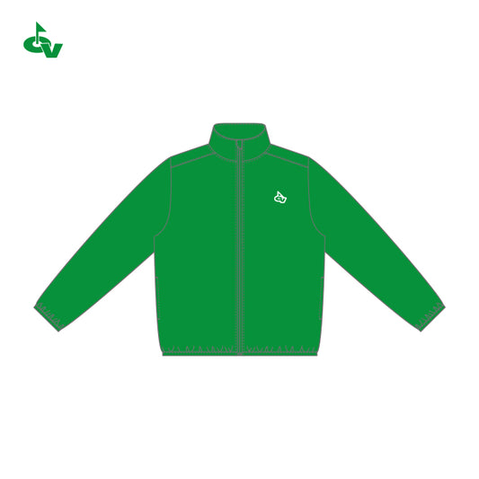 バックロゴウインドブレーカー（グリーン）