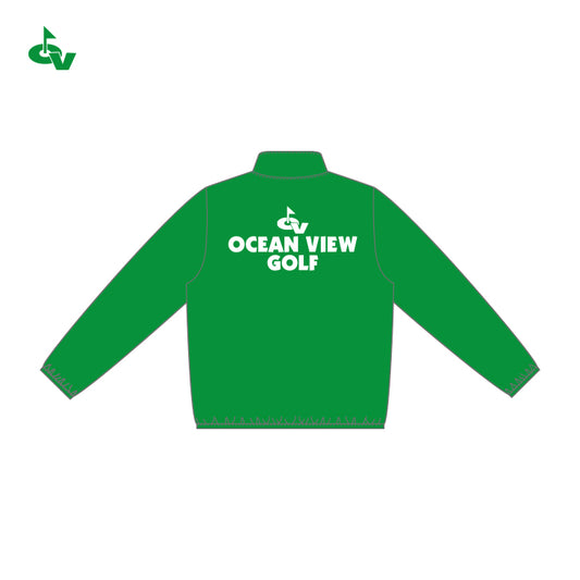 バックロゴウインドブレーカー（グリーン）